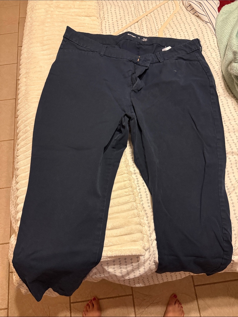 Old Navy Navy Cropped Women's Pants